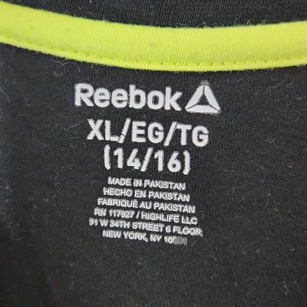 Boys Reebok 2 two longsleeve shirts hooded and lightweight size 14/ 16
